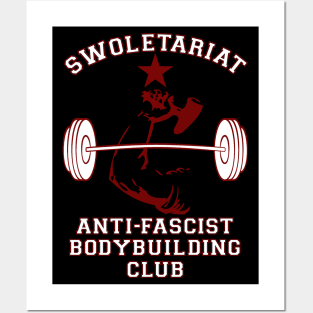 Swoletariat Bodybuilding Club - Socialist, Leftist, Anti-Fascist Posters and Art